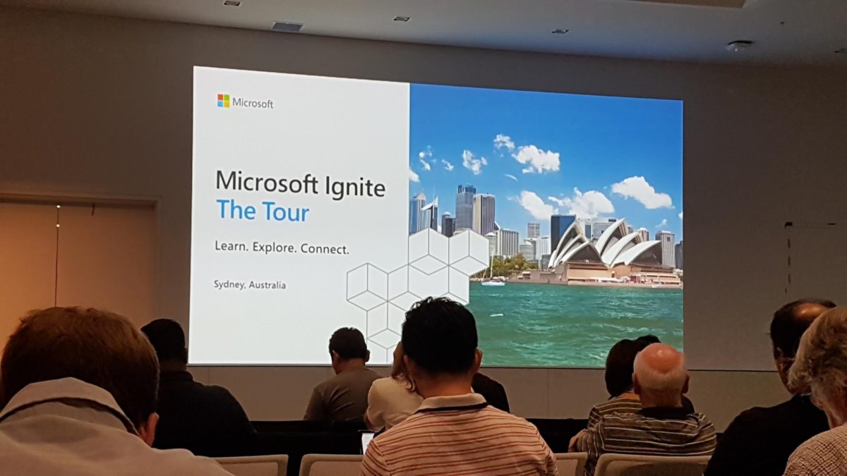 Microsoft IgniteThe Tour Sydney Imran